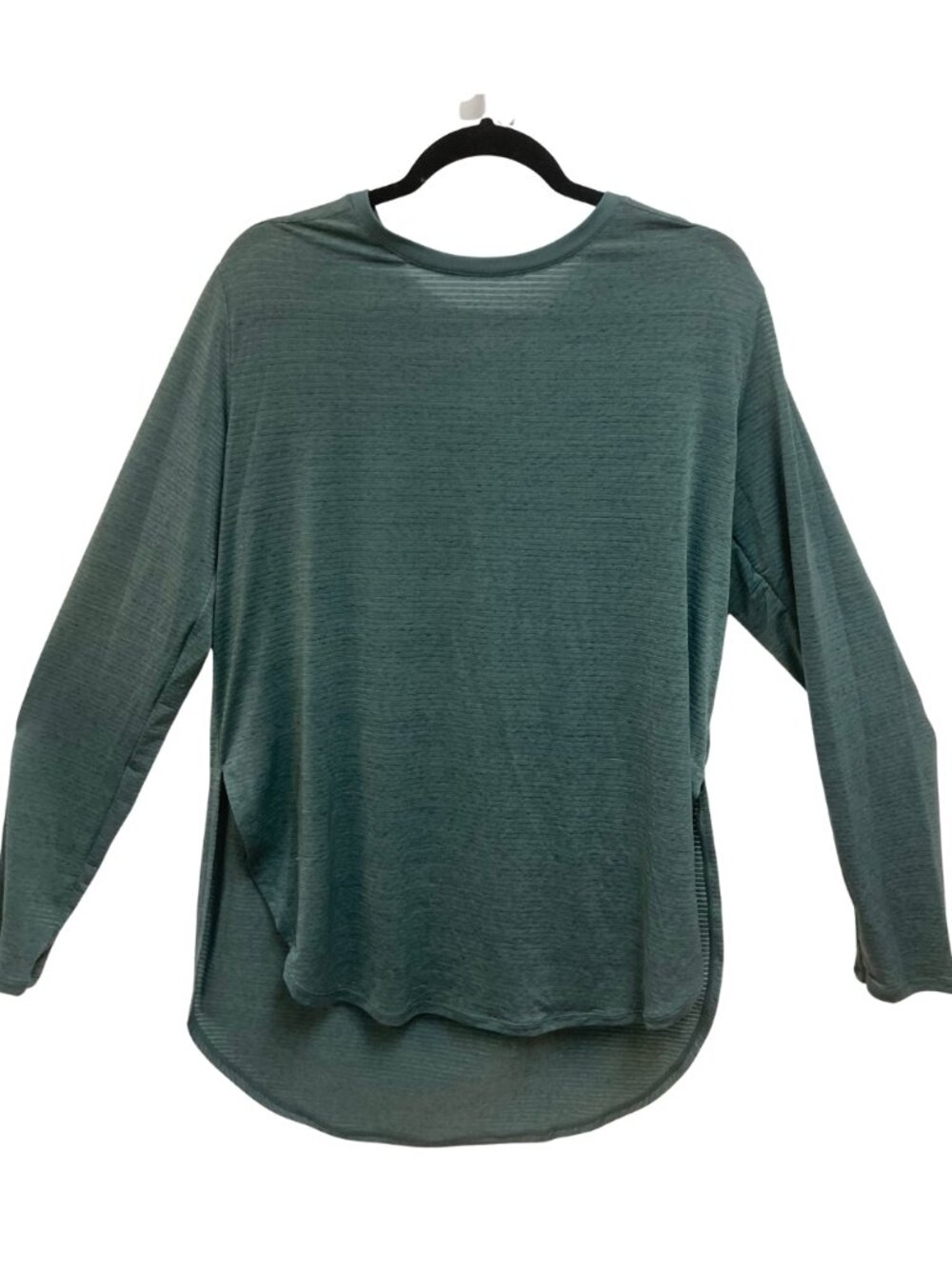 Mono B Soft Heather Green Long Sleeved Casual Top Size Large